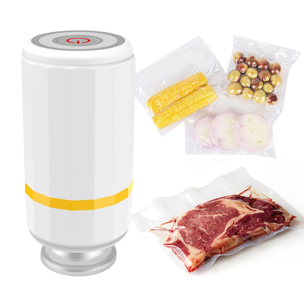 USB Rechargeable Handheld Vacuum Sealer | Sous Vide & Food Storage