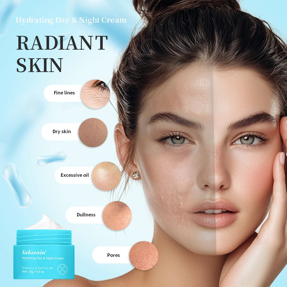 Probiotics Hydrating Cream Long-lasting Moisture Solve Dry Dull Skin Reduce Fine Lines Improve Skin Elasticity Skin Care Product Peaceful Pleasures Health and Wellness
