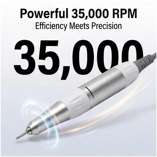 Replacement Pen Handpiece for Nail Drill, 35000rpm 5-Pin Plug Electric Manicure Pedicure Beauty Tool Accessory Peaceful Pleasures Health and Wellness