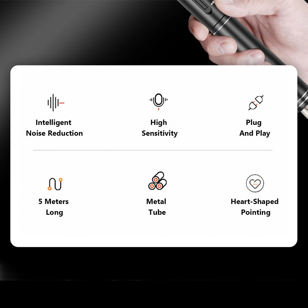 Vioce Recording Conference Interview Microphone Recording Live Mic Interview for DSLR Camera Video Camcorder Peaceful Pleasures Health and Wellness