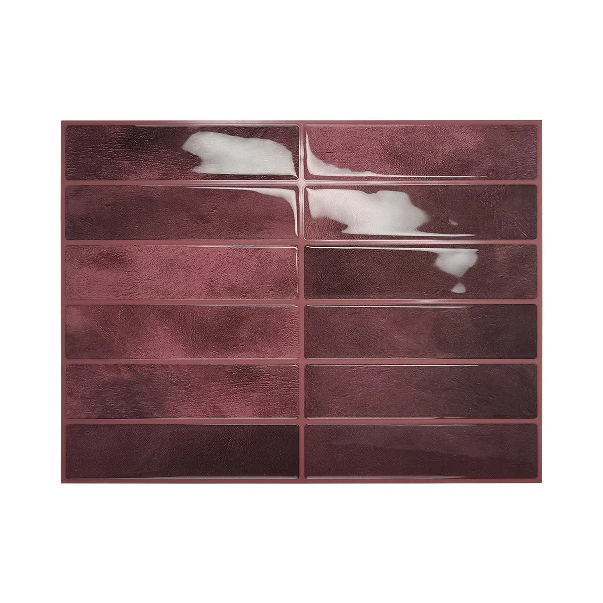 Best-selling 3D Wall Tiles Background Decorative Sticker, Minimalist Self-Adhesive Drip Glue Wall Sticker Peaceful Pleasures Health and Wellness