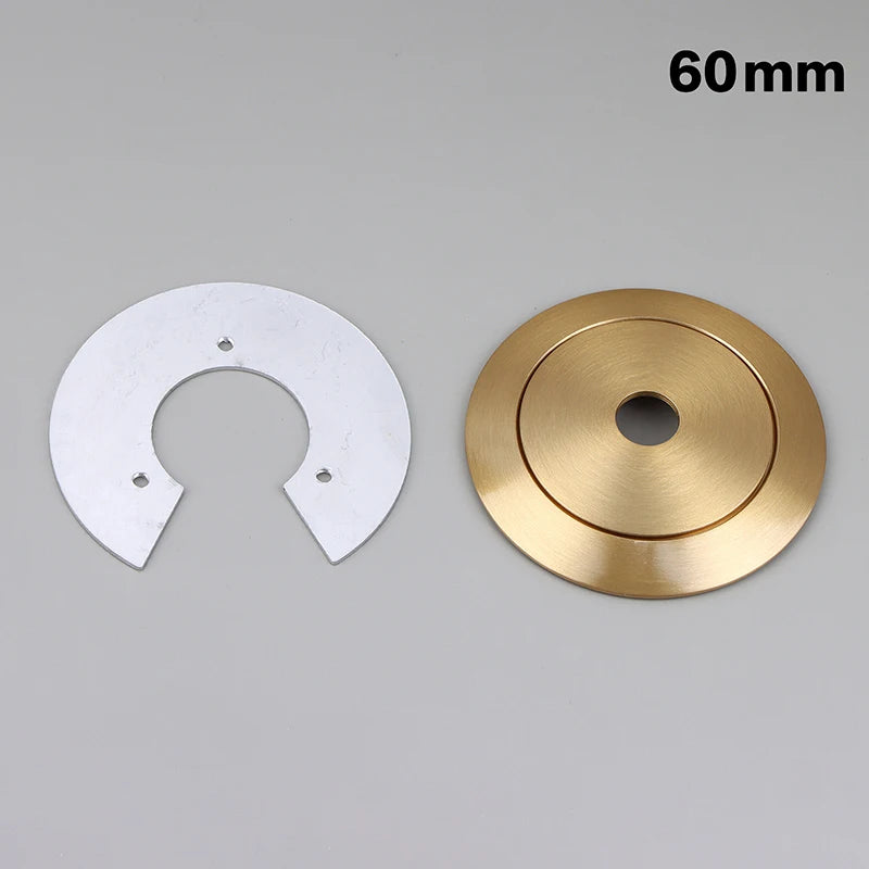 Aluminum Cap For Glass Globe Lampshade Arc Tray Flying Saucer Style Holder Lightweight Durable For Home Restaurant Lighting Peaceful Pleasures Health and Wellness 60mm Copper