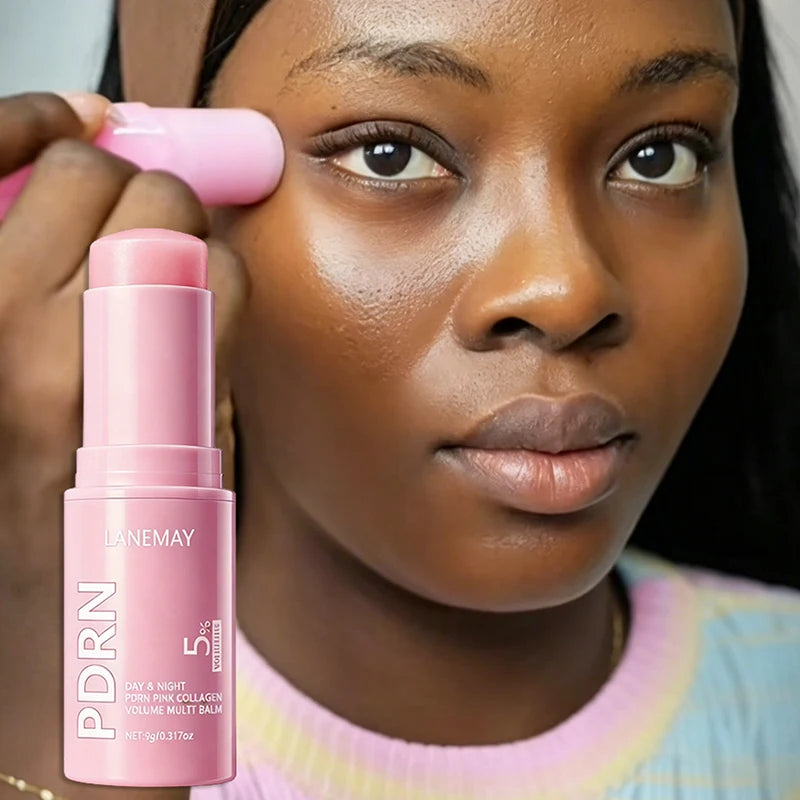 PDRN Collagen Pink Essence Stick 9g | Hydrating Plumping Serum