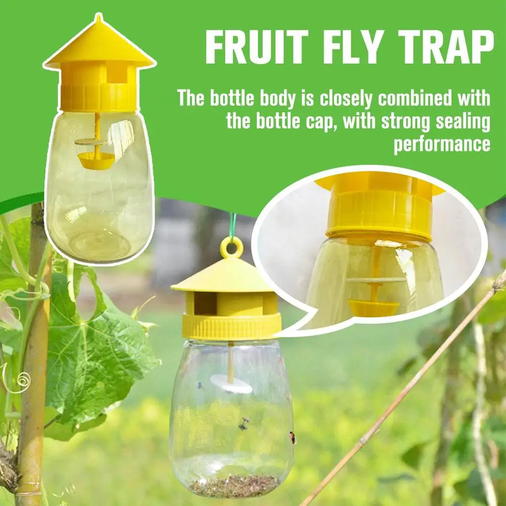 Outdoor Hanging Trap Fruit Fly Trap Killer Plastic Courtyard Garden Anti Fly Supplies Anti Fruit Catcher Pest Fly Trap Control Peaceful Pleasures Health and Wellness