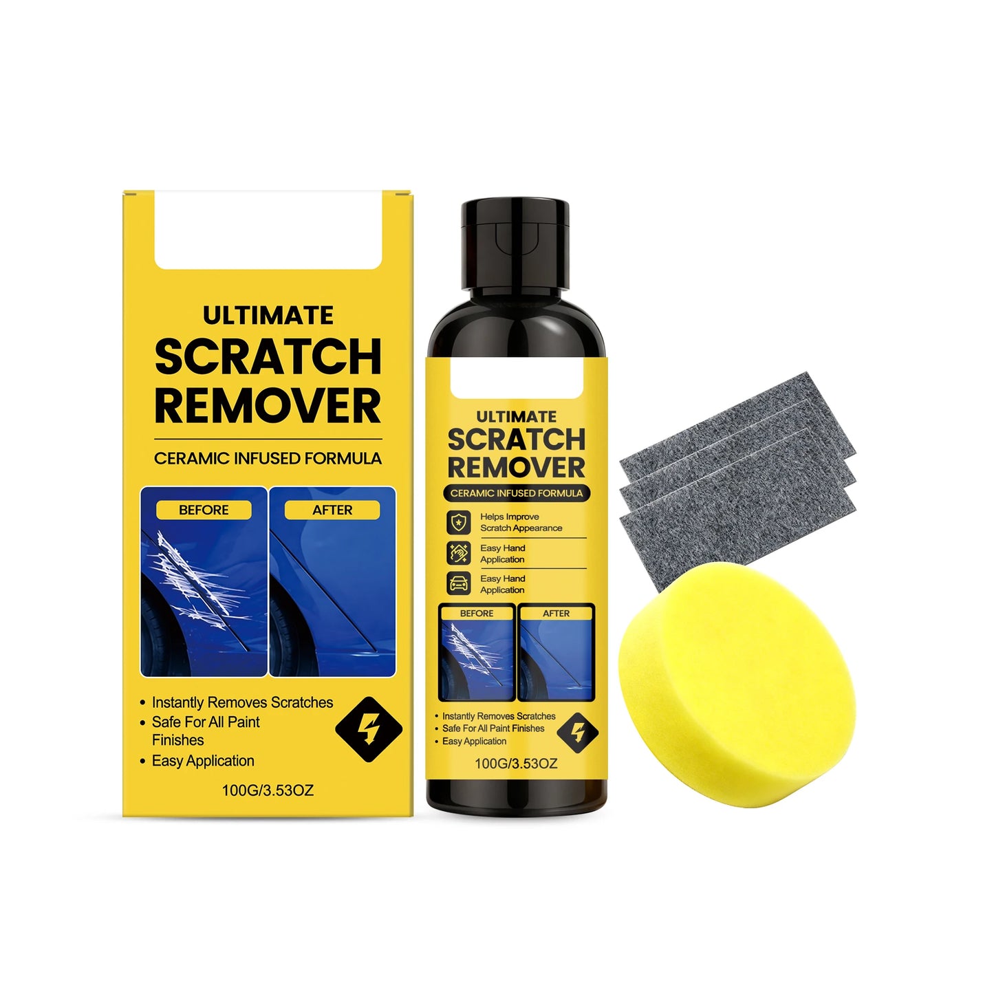 Car Scratch Remover Kit – Polish & Swirl Mark Repair