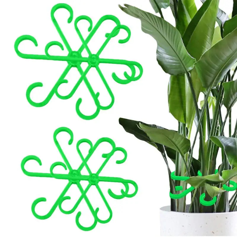 Plant Stem Support Reusable Plants Support Clips Garden Plants Accessories Flower Branches Stem Organizer Stand Fixing Clamp Peaceful Pleasures Health and Wellness