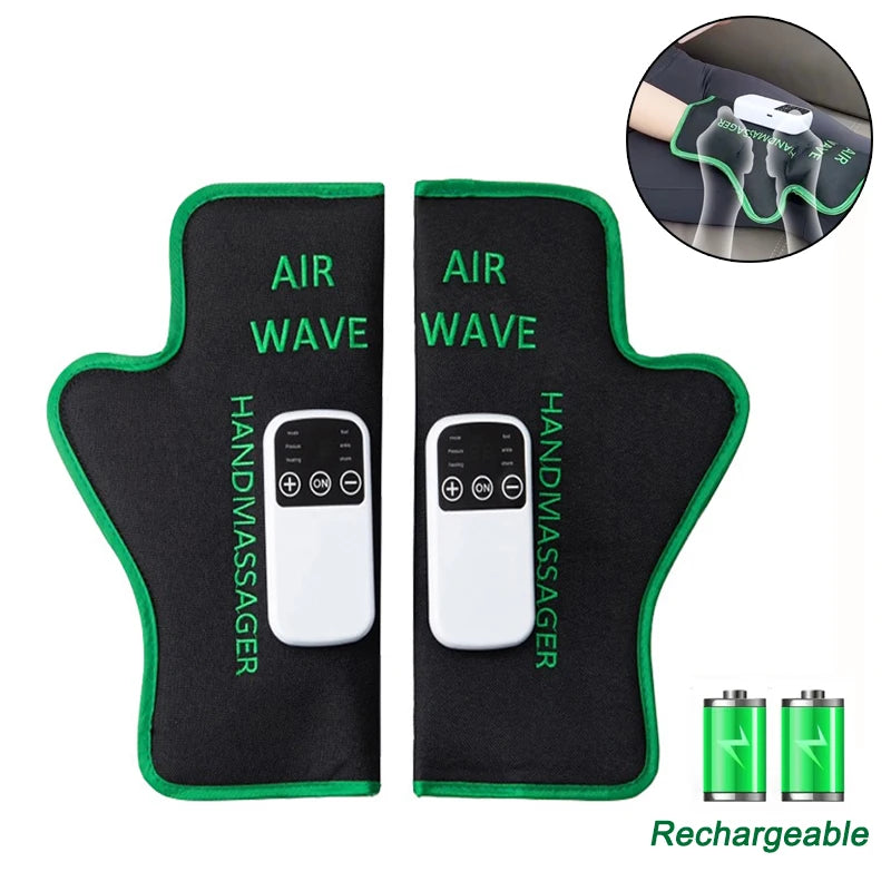 Air Compression Hand Massager Glove with Heat | Arthritis Relief