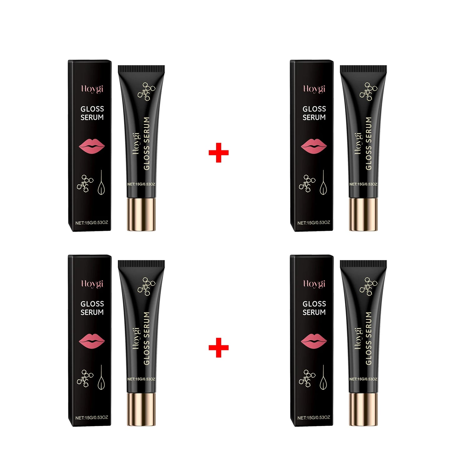 Glow Lip Serum Remove Dead Skin Fade Lip Lines Hydration Moisturizing Lip Balm Reduce Dryness Anti-Dry Crack Dry Care Peaceful Pleasures Health and Wellness 4 X 15g boxed