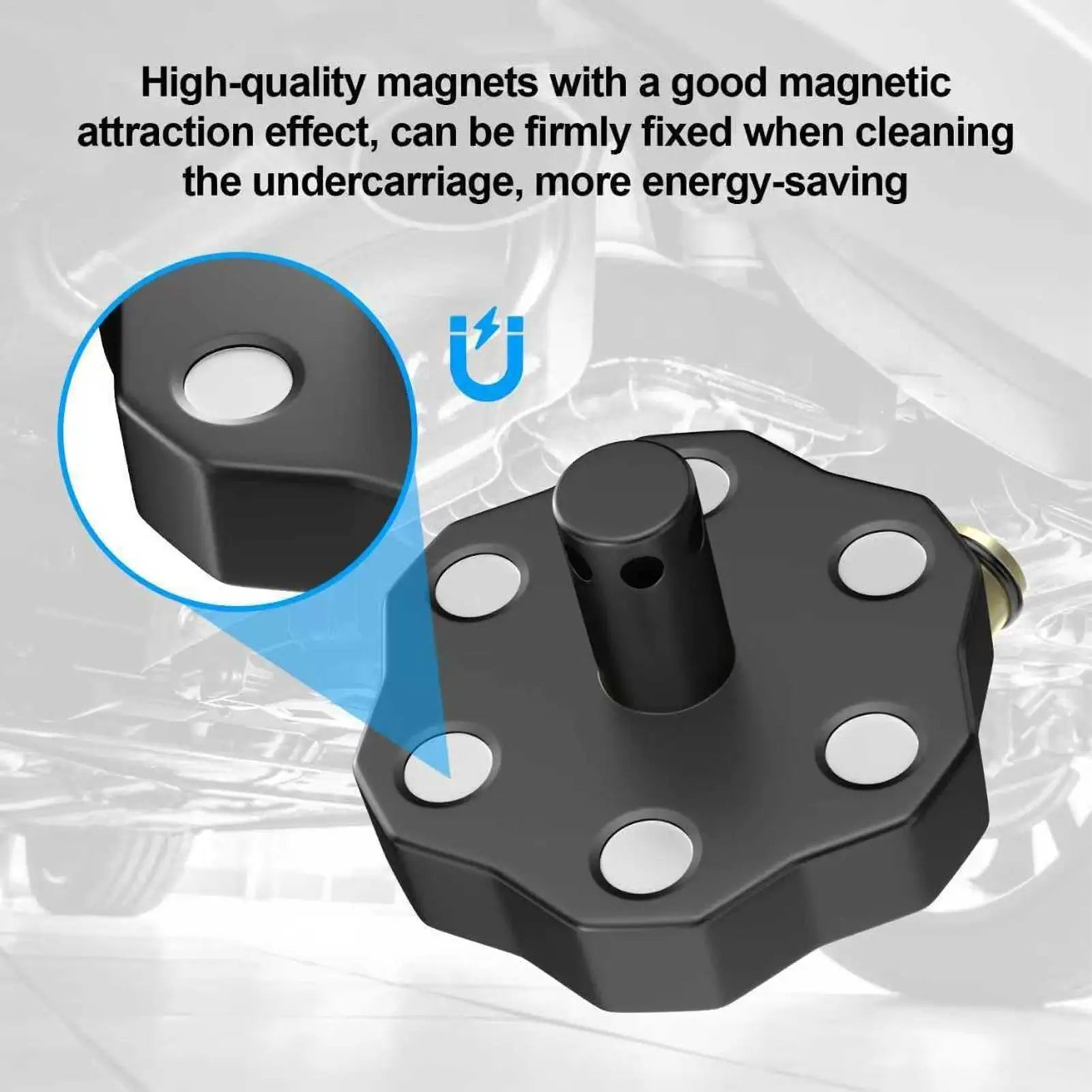 Chassis Cleaner with Magnetic Nozzle High Pressure Truck Underbody Flushing Tool Car Undercarriage Washer for SUV Pickup RV Tire Peaceful Pleasures Health and Wellness