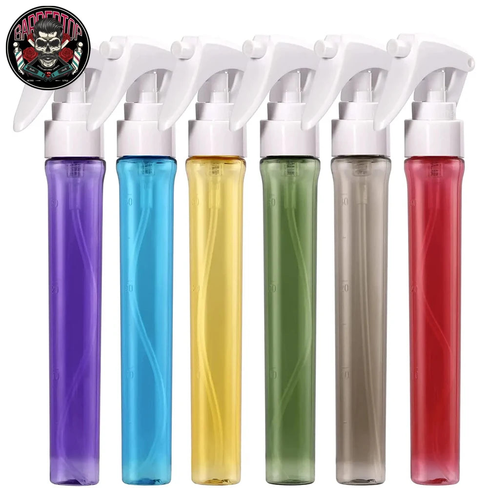 Transparent Colorful Spray Bottle Mini Plastic Thumb Watering Can Portable High Pressure Refillable Bottle Beauty Salon Tools Peaceful Pleasures Health and Wellness