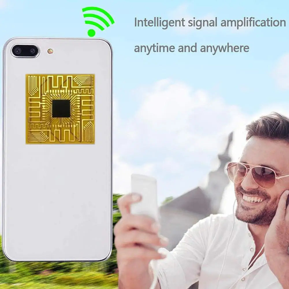 Cell Phone Signal Booster Sticker | Internal Antenna Enhancer