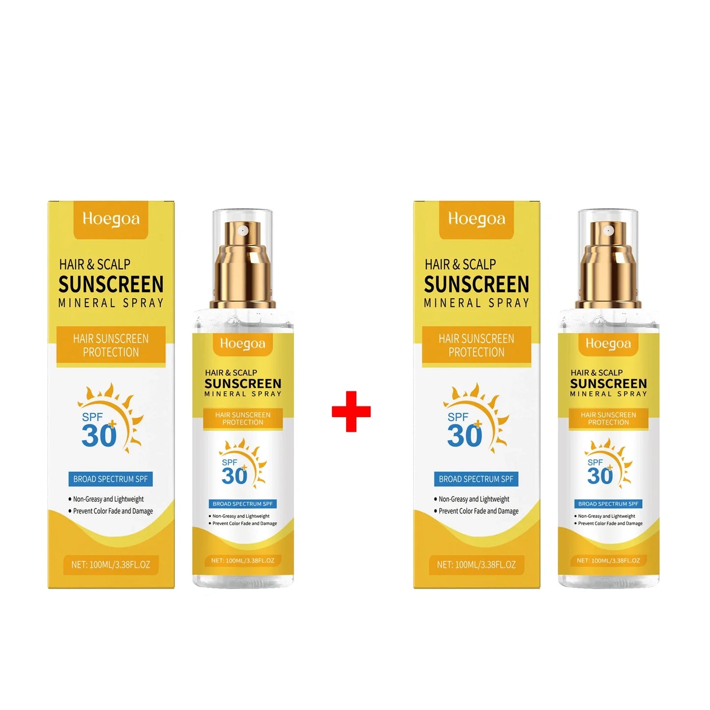 HOEGOA Hair & Scalp UV Protection Spray | Color-Safe 100ml