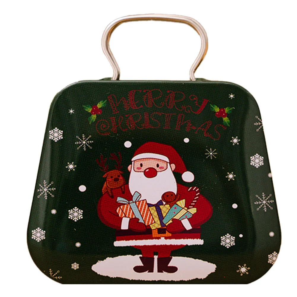 Christmas Tin Candy Box – Festive Metal Treat & Gift Storage