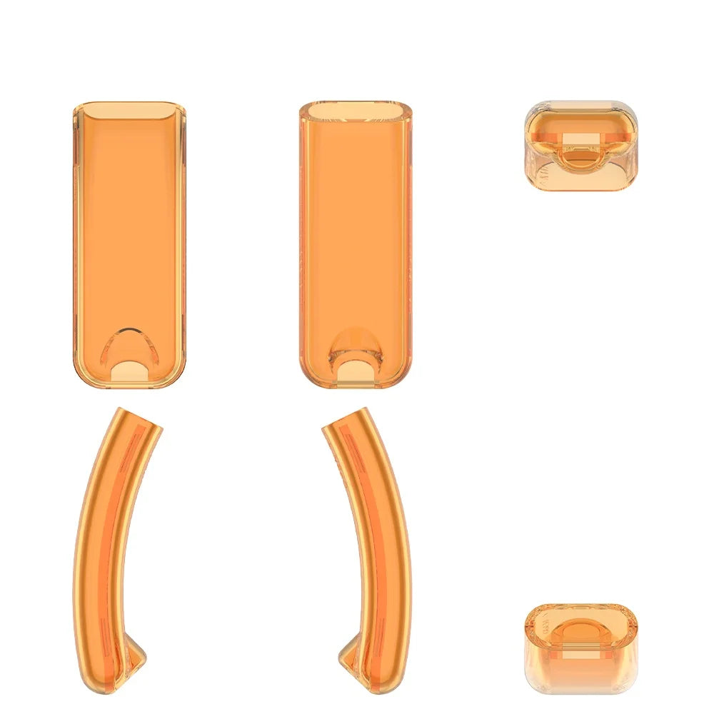 PC Protective Case For NOTHING Headphones (1) Effectively Shields Your Device From Dust Scratches Impacts And Damage Peaceful Pleasures Health and Wellness Transparent Orange