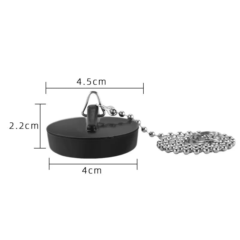 Universal Rubber Sink Plug & Bathtub Drain Stopper | Kitchen & Bath