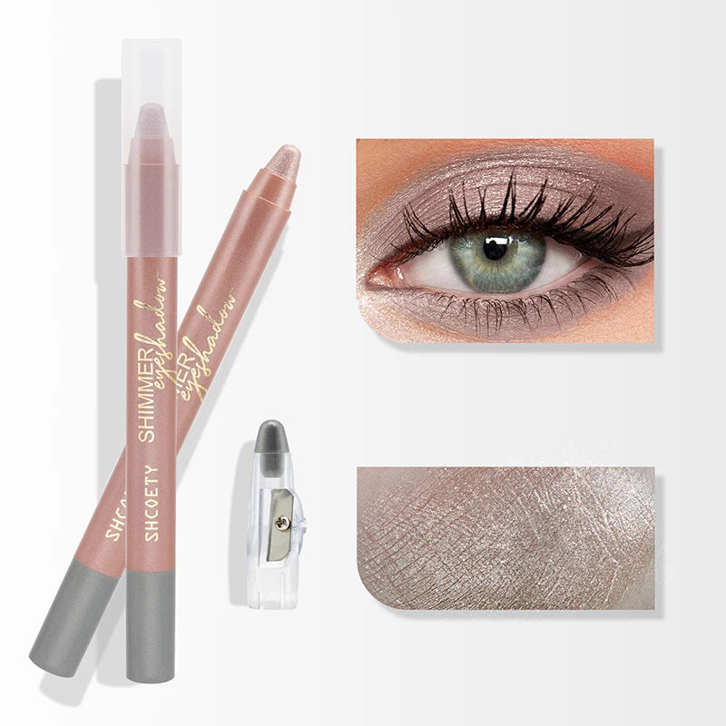 8 color pearl eyeshadow pencil, self-sharpening pencil eyeliner, undercover pencil, does not smudge, waterproof and long-lasting Peaceful Pleasures Health and Wellness SH137-06
