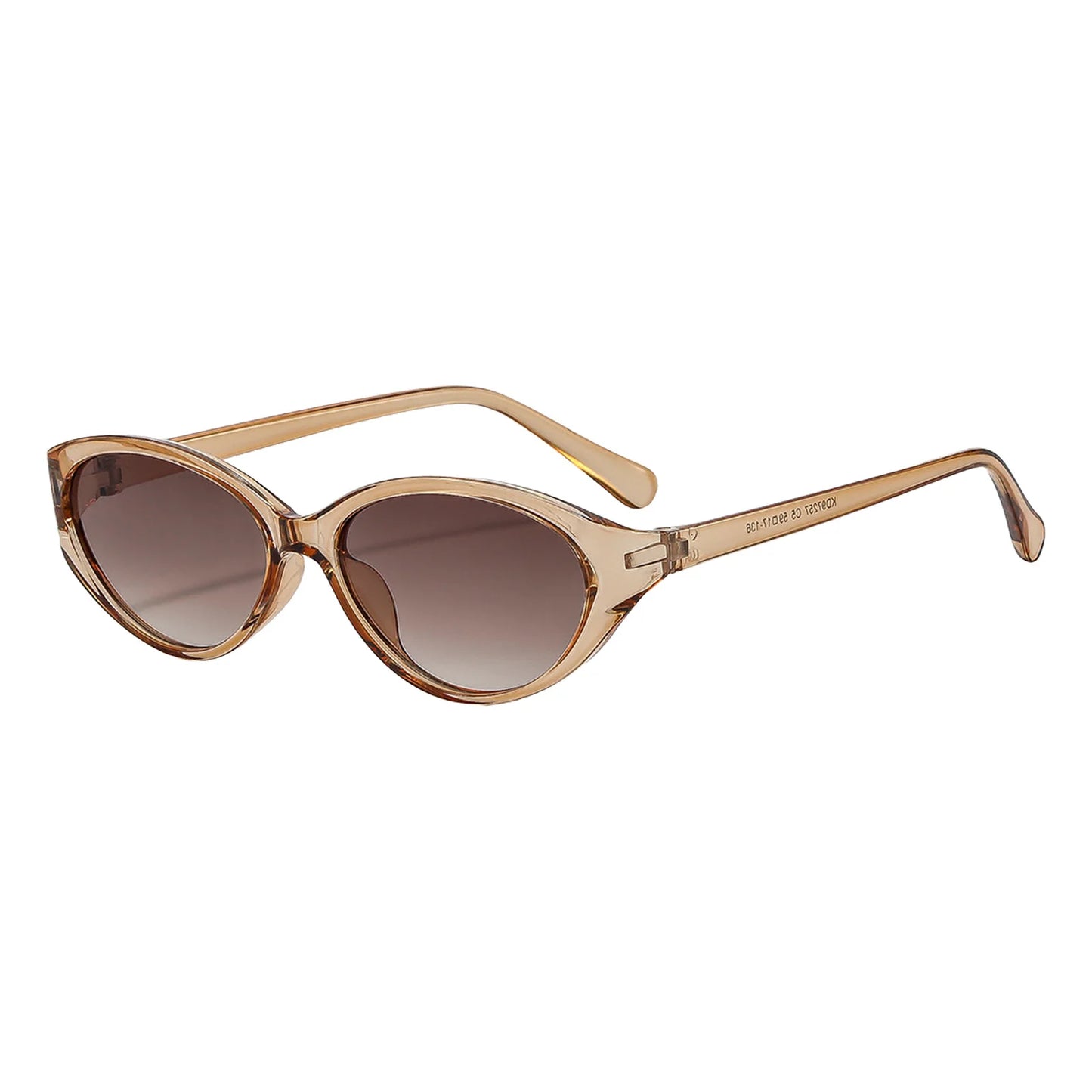 Cat-Eye Sunglasses UV-Protection Lightweight Frame For Outdoor Cycling Travel Men and Women Peaceful Pleasures Health and Wellness C7 clear brown