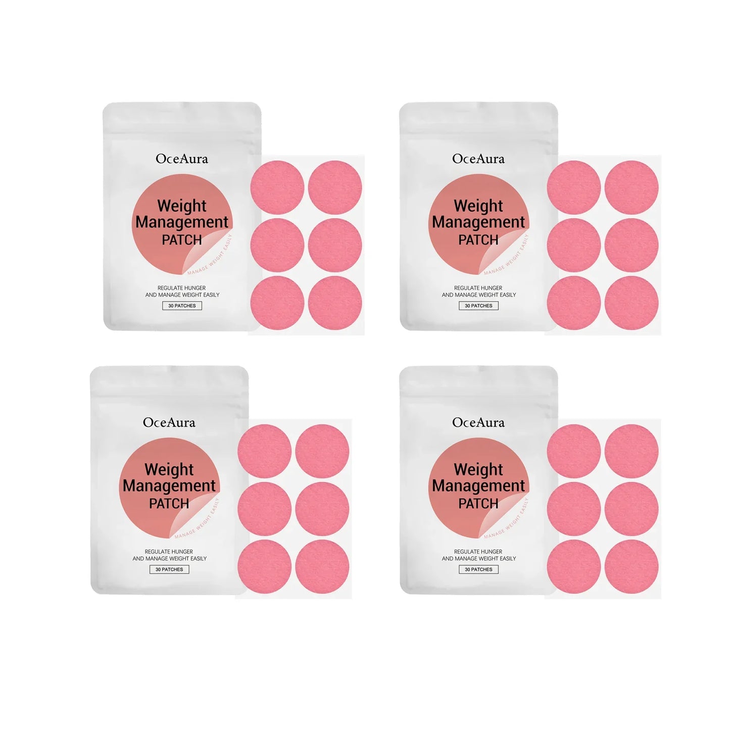 OceAura Slimming Patches – Metabolism & Appetite Support 30pk