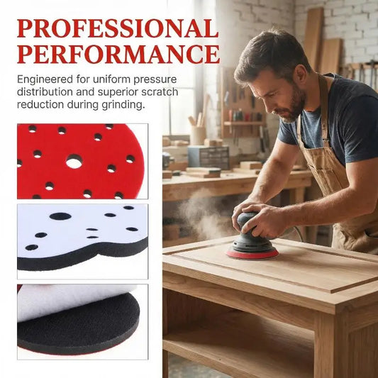 6-Inch 15-Hole Sponge Sanding Buffer Pad for Orbital Sanders Sanding Buffer Pad Oasis Select