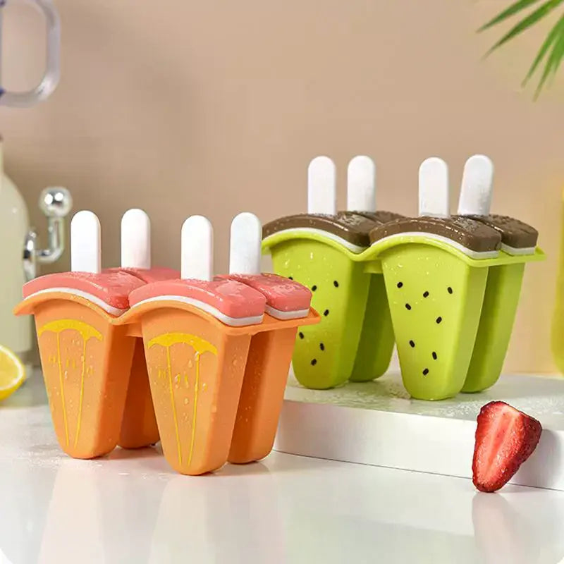 Watermelon Ice Pop Mold | DIY Popsicle Maker with Cover