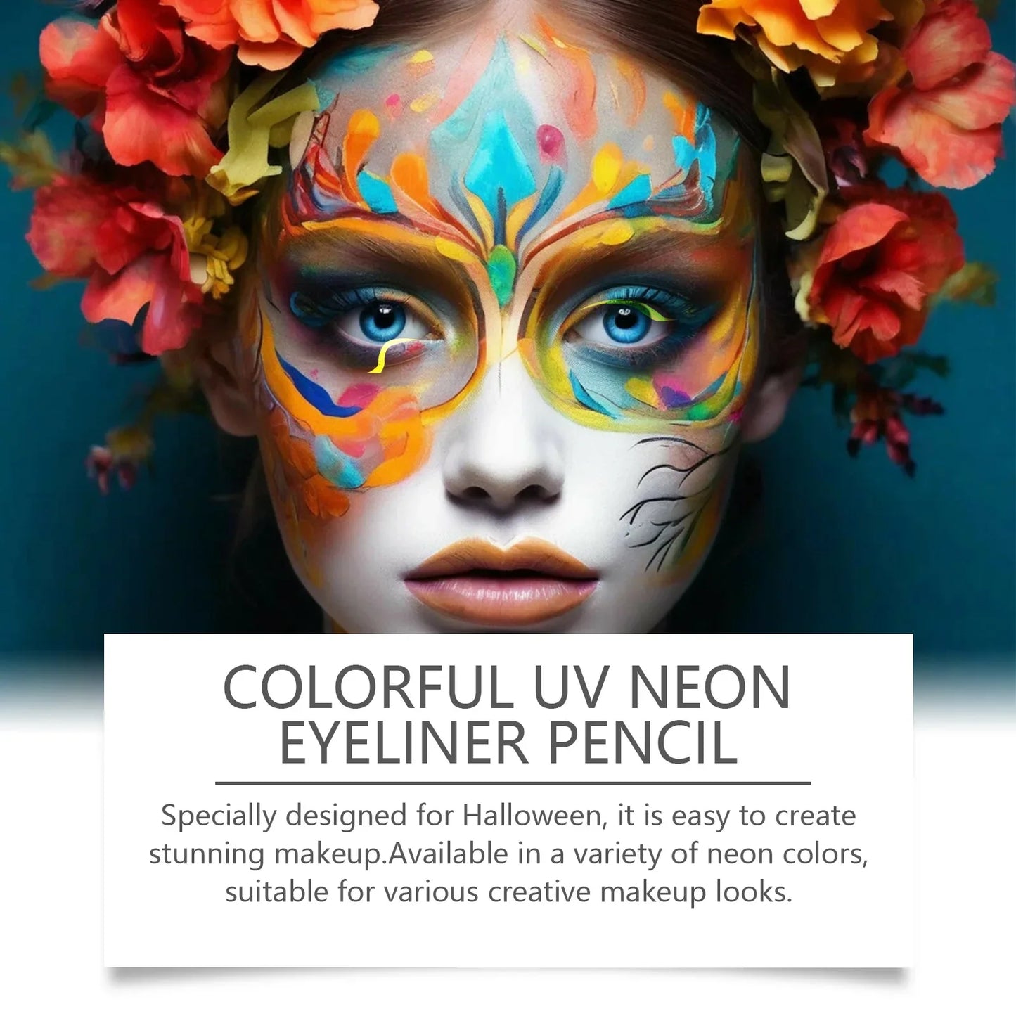 Eelhope 8-Color Neon UV Liquid Eyeliner – Waterproof, Long Lasting