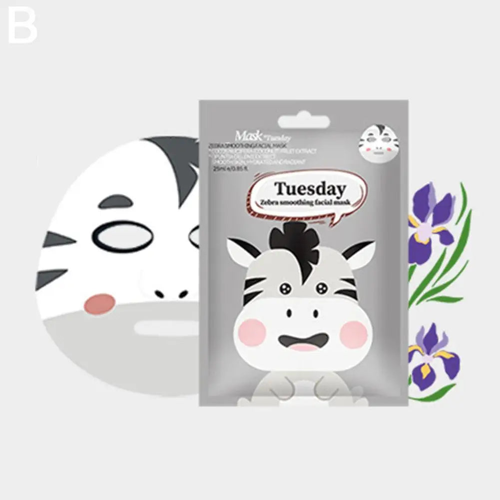 Animal Print Sheet Mask – Collagen & Hyaluronic Acid Hydration