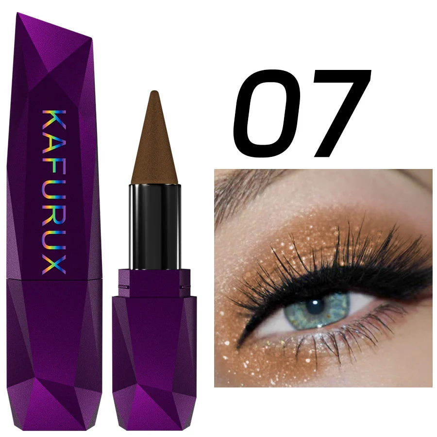 KAFURUX 25-Color Pearlescent Eyeshadow Stick – Waterproof