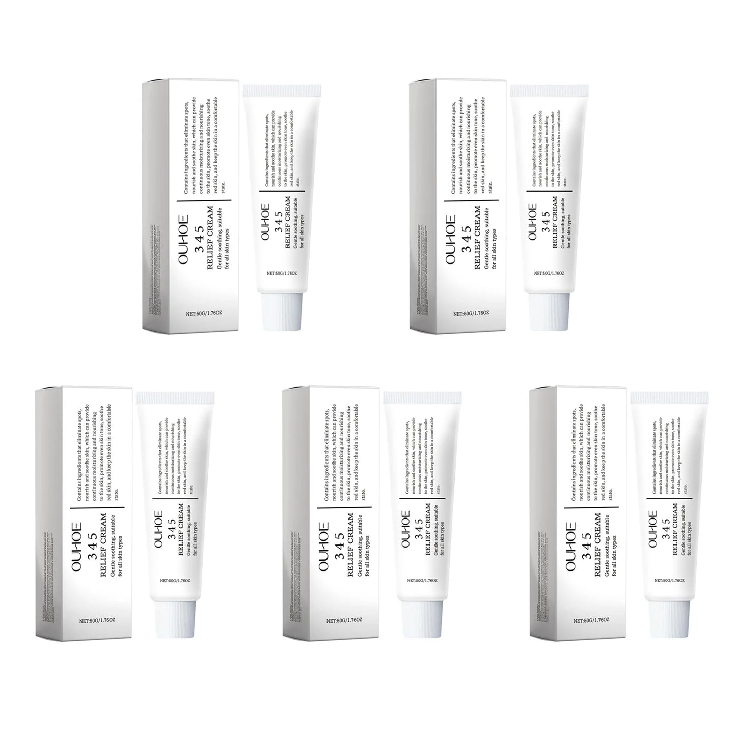 345 Relief Cream – Hydrating & Brightening Face Moisturizer