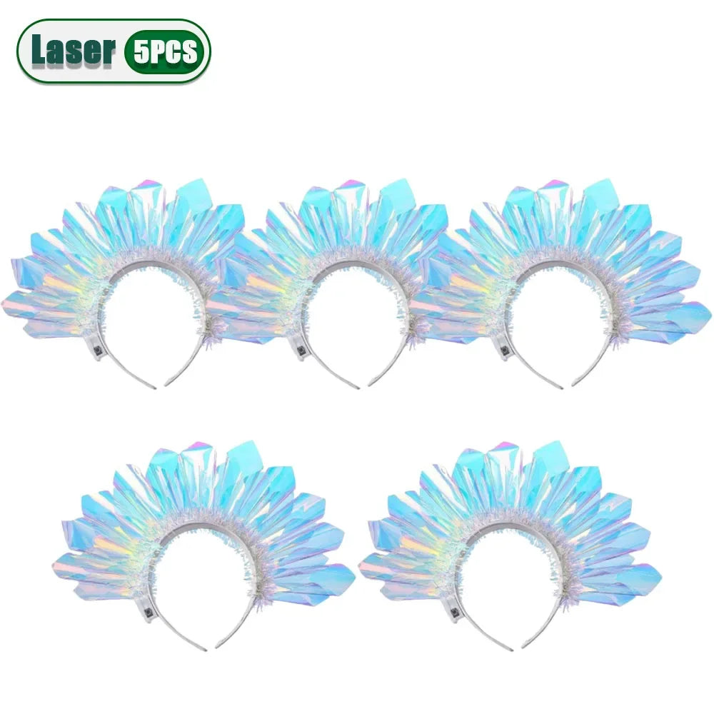 RGB Light Up LED Headband – Glowing Hair Hoop for Party