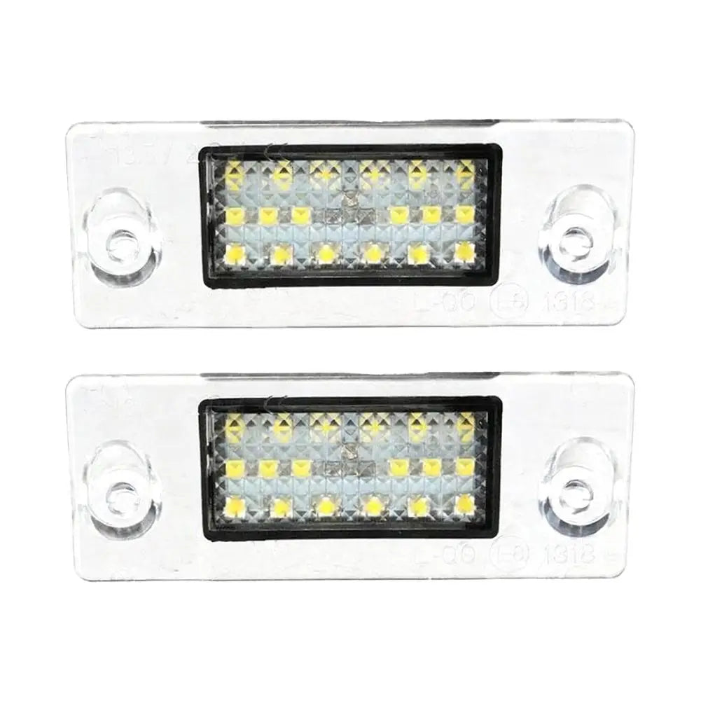 LED License Plate Lights for Audi A3 S3 8L A4 B5 – Error Free 2-Pack LED License Plate Light Peaceful Pleasures Health and Wellness 2pcs