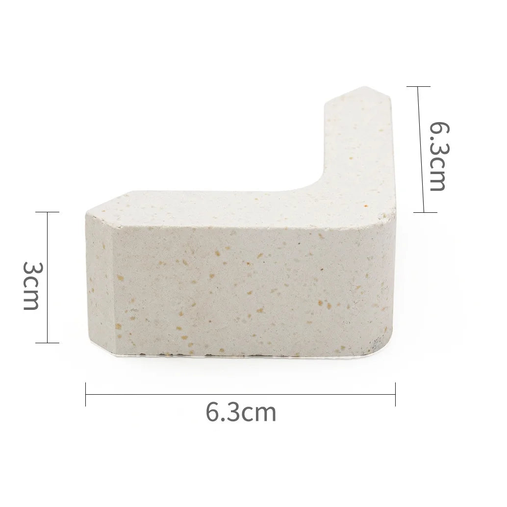 Mullite L-Shaped Pillar - High-Temperature Kiln Firing Tool (1310℃ Heat Resistant) | Pottery Clay Firing Accessory Peaceful Pleasures Health and Wellness 1PCS