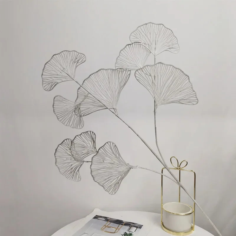 Silk Artificial Willow Bouquet | Fake Green Leaves for Home & Wedding