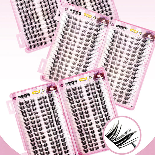 32 Rows Korean Style Fluffy Fairy Manga False Eyelashes Cluster Large Capacity Anime Cosplay Lashes Extension Perfect Eye Makeup Peaceful Pleasures Health and Wellness