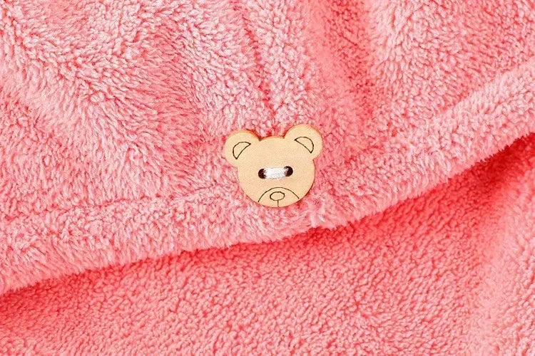 Microfiber Quick-Dry Hair Towel Cap – Super Absorbent