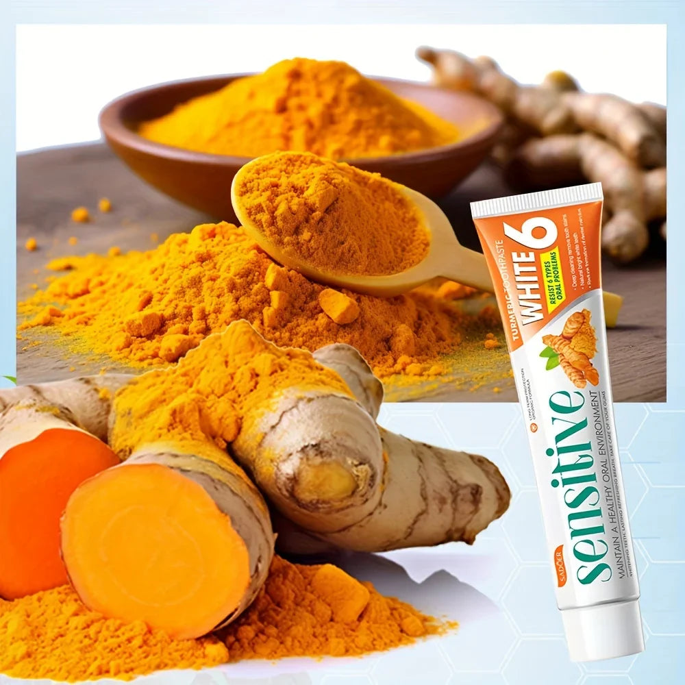 Turmeric Toothpaste – Whitening, Deep Cleaning & Fresh Breath