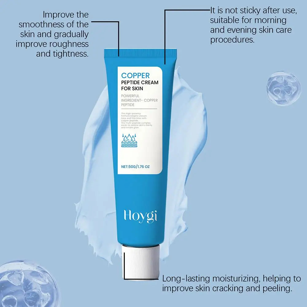 Copper Peptide Face Cream 50g – Anti-Wrinkle Firming Moisturizer for Fine Lines Peaceful Pleasures Health and Wellness