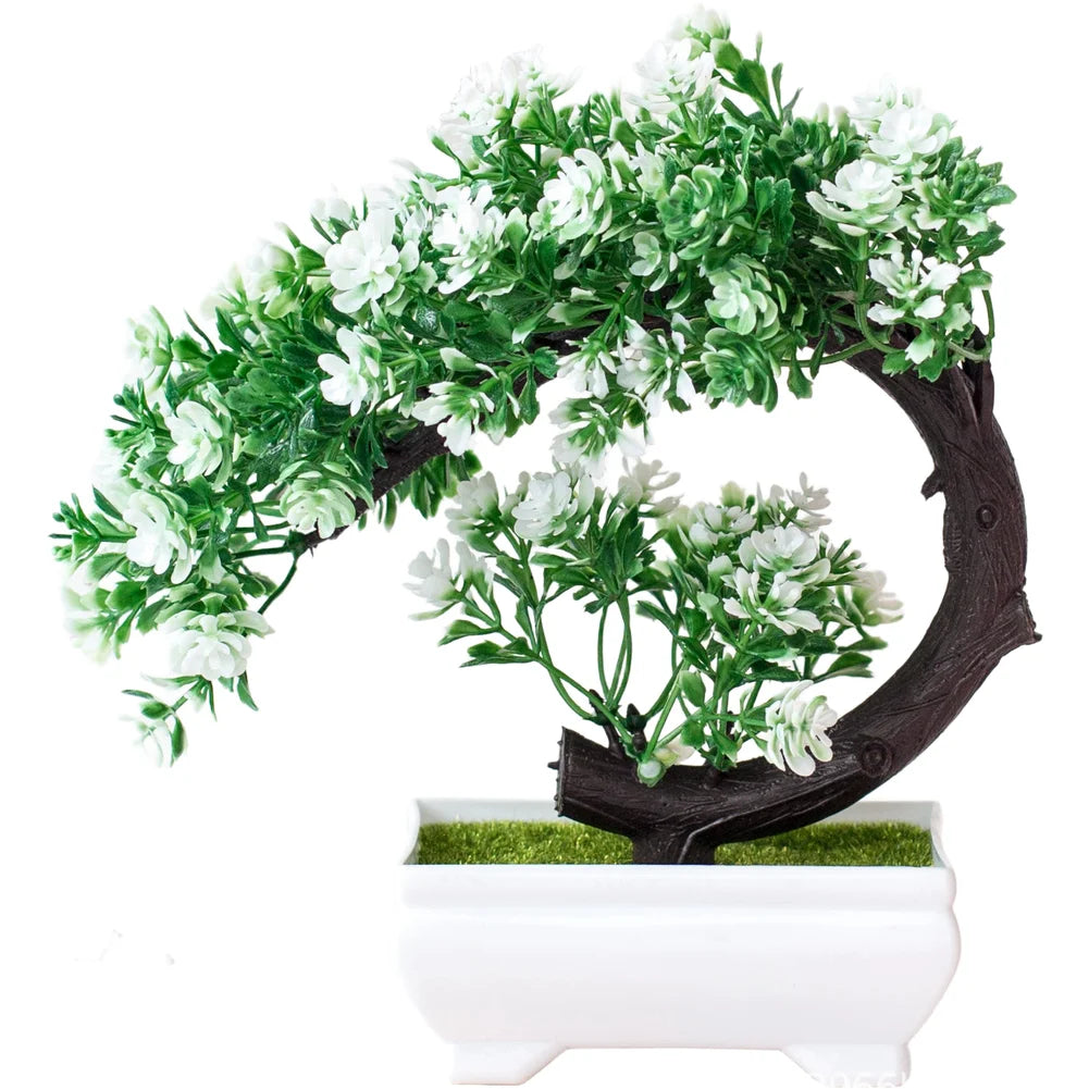 Artificial Bonsai Silk Flower Pot – Home & Wedding Table Decor