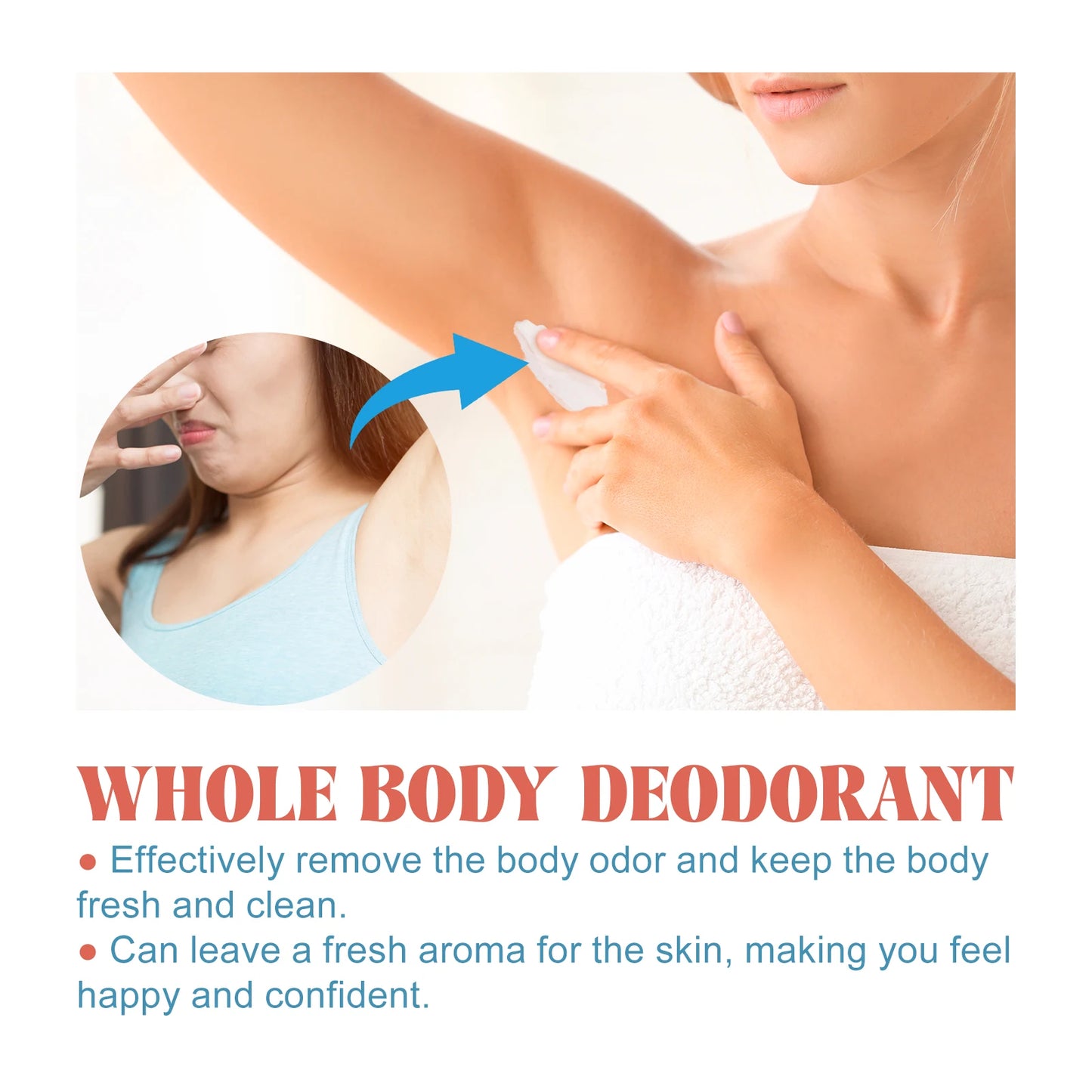 Floral Body Deodorant Stick 73g – Alcohol-Free & Moisturizing