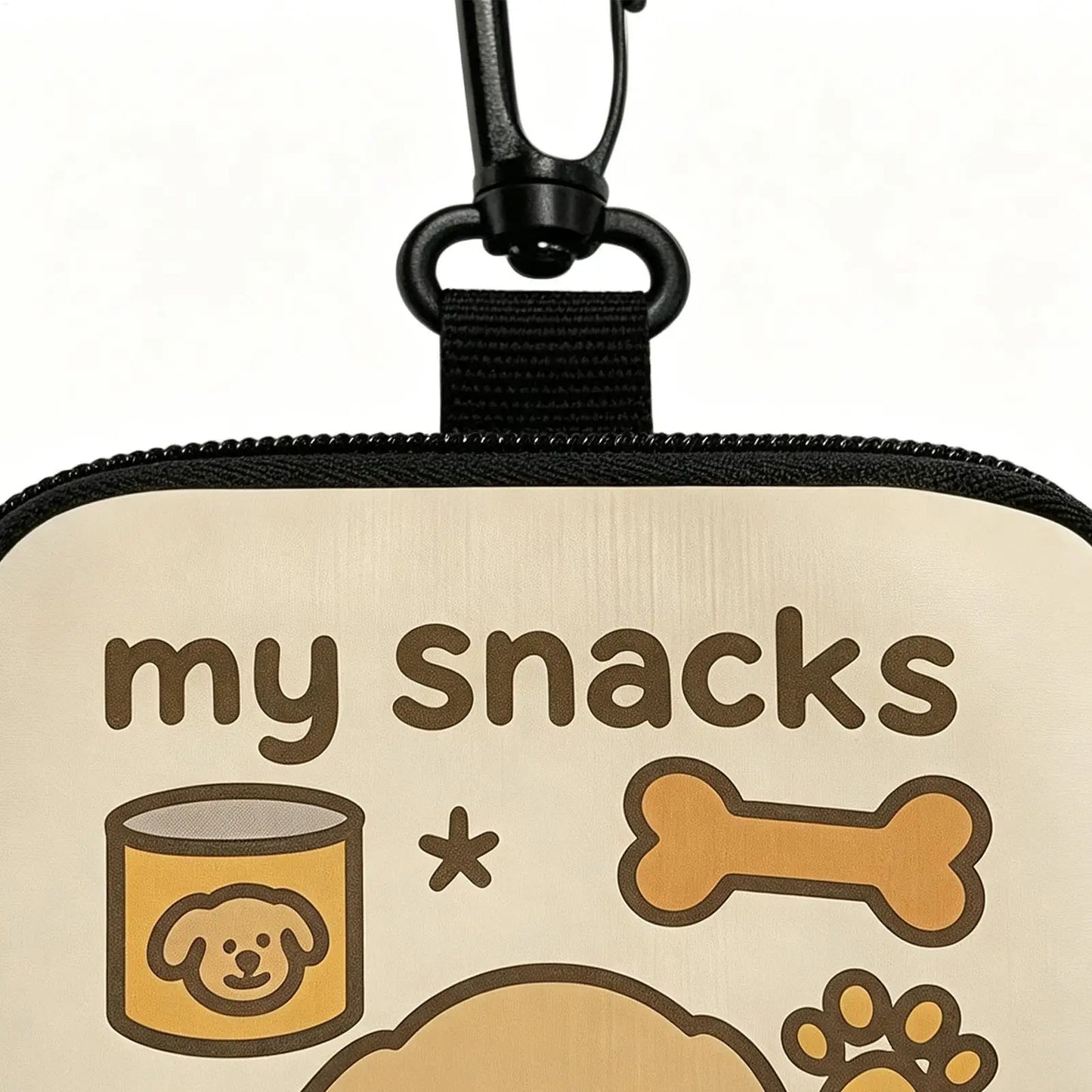 Portable Dog Treat Bag with Hook & Zipper | Training Pouch