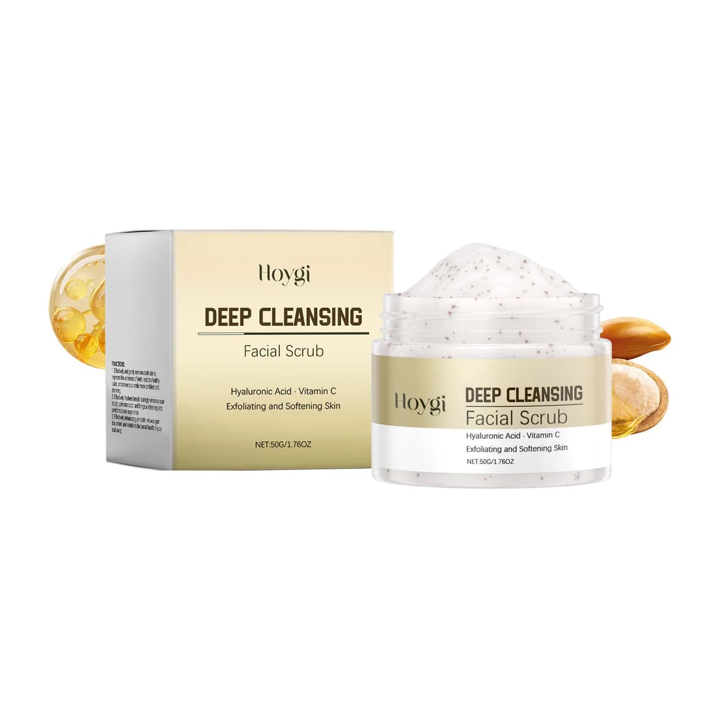 Deep Cleansing Facial Scrub – Pore Refining & Oil Control