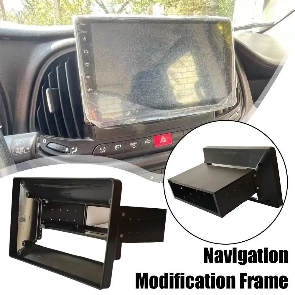 1DIN To 9 /10.1 Inch Autoradio Car Frame Plate Adapter Navigation Panel Universal Car Stereo Radio Fascia Touch Screen Peaceful Pleasures Health and Wellness