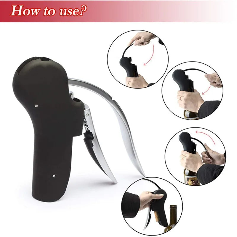 Zinc Alloy Goose Head Wine Opener – Easy Cork Removal Tool Wine Bottle Opener Peaceful Pleasures Health and Wellness