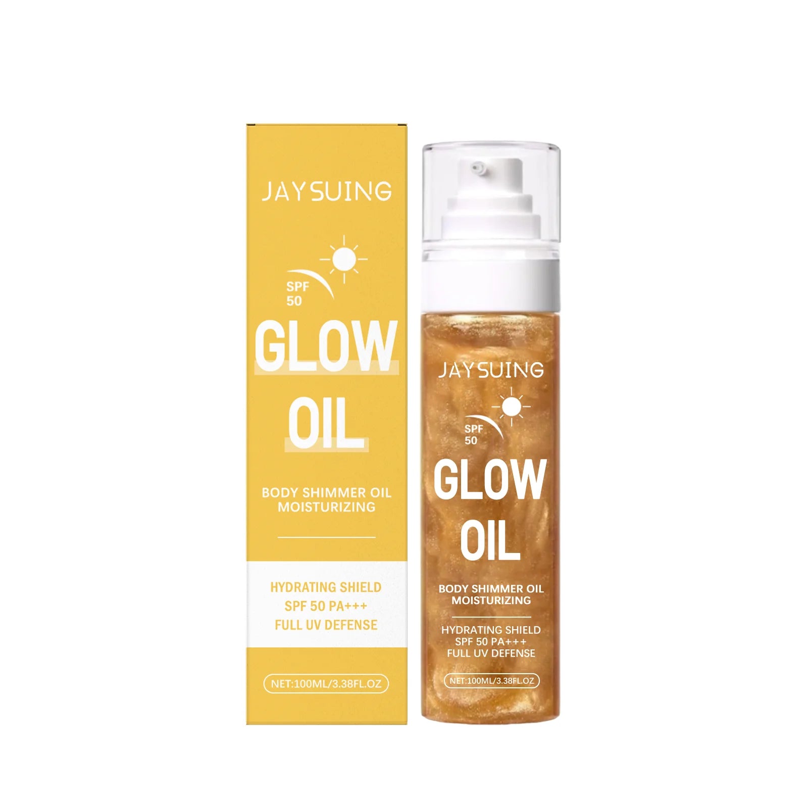 Coconut Shining Sunscreen Oil Reduce Sunburn Long Lasting Protection Skin Inhibit Melanin Production Waterproof UV Resistant Oil Peaceful Pleasures Health and Wellness 100ml 100ml