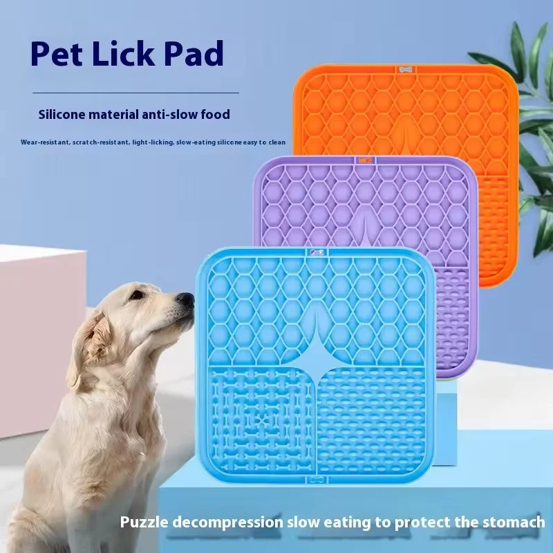 Silicone Slow Feeder Lick Mat for Dogs & Cats | Food Grade