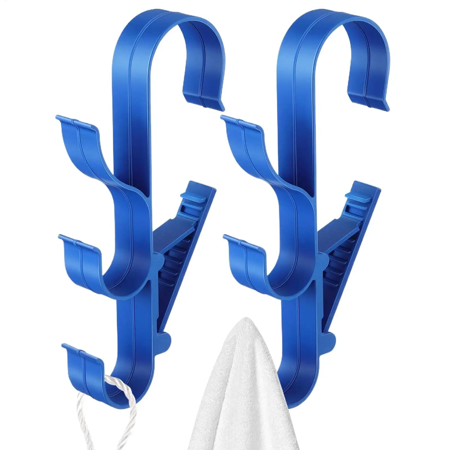 Adjustable Pool Pole Hanger & Hook Organizer – 2 Pack