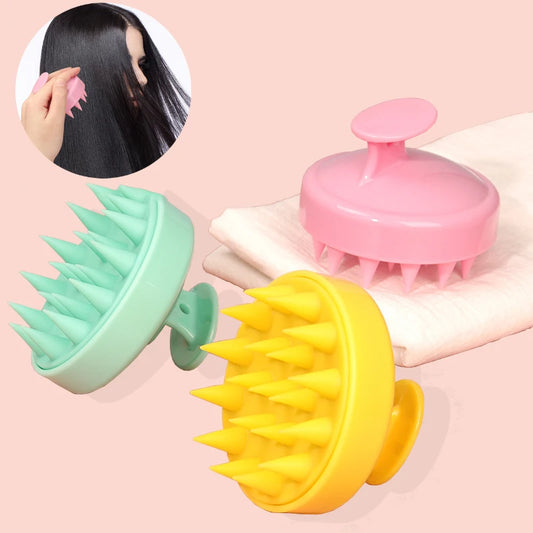 Silicone Scalp Massage Comb – Soft Shampoo Brush Hair Care Scalp Massage Brush Peaceful Pleasures Health and Wellness