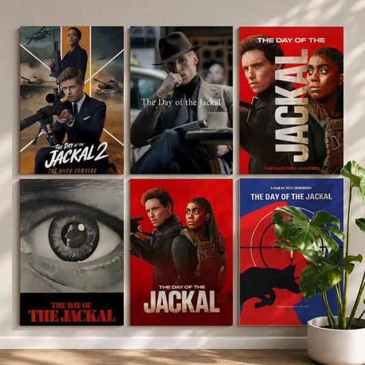 The Day of the Jackal Movie Poster – HD Waterproof Wall Art Movie Poster Wall Art Peaceful Pleasures Health and Wellness