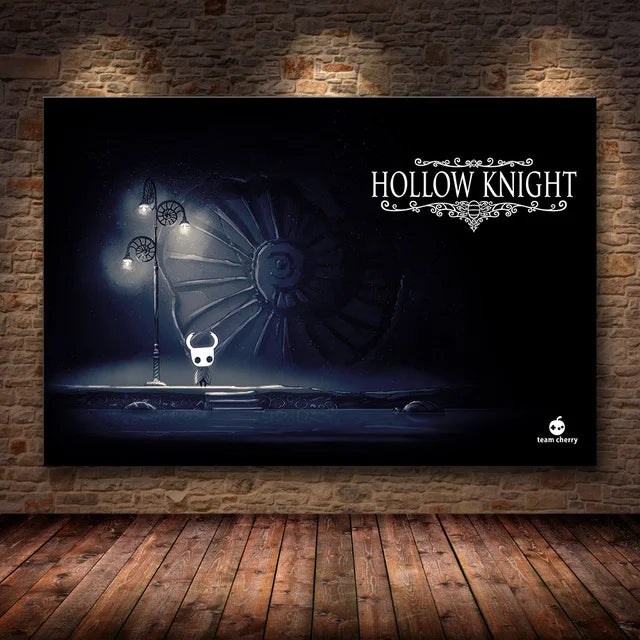 Hollow Knight Hallownest Map HD Canvas Poster | Wall Art Canvas Wall Art Poster Peaceful Pleasures Health and Wellness