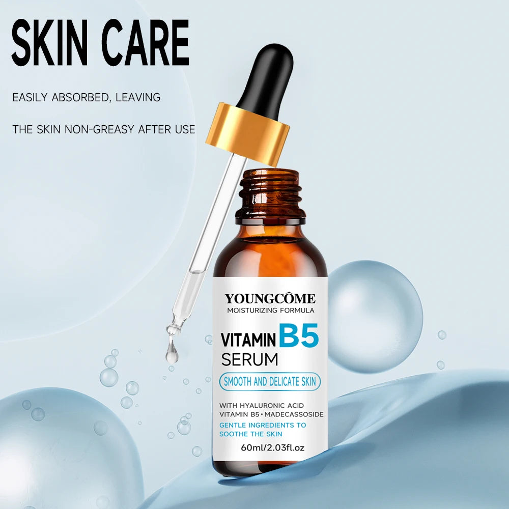 Vitamin B5 Serum for Face - Hyaluronic Acid & Centella Asiatica Extract | Hydrating, Soothing & Skin-Smoothing Facial Essence Peaceful Pleasures Health and Wellness
