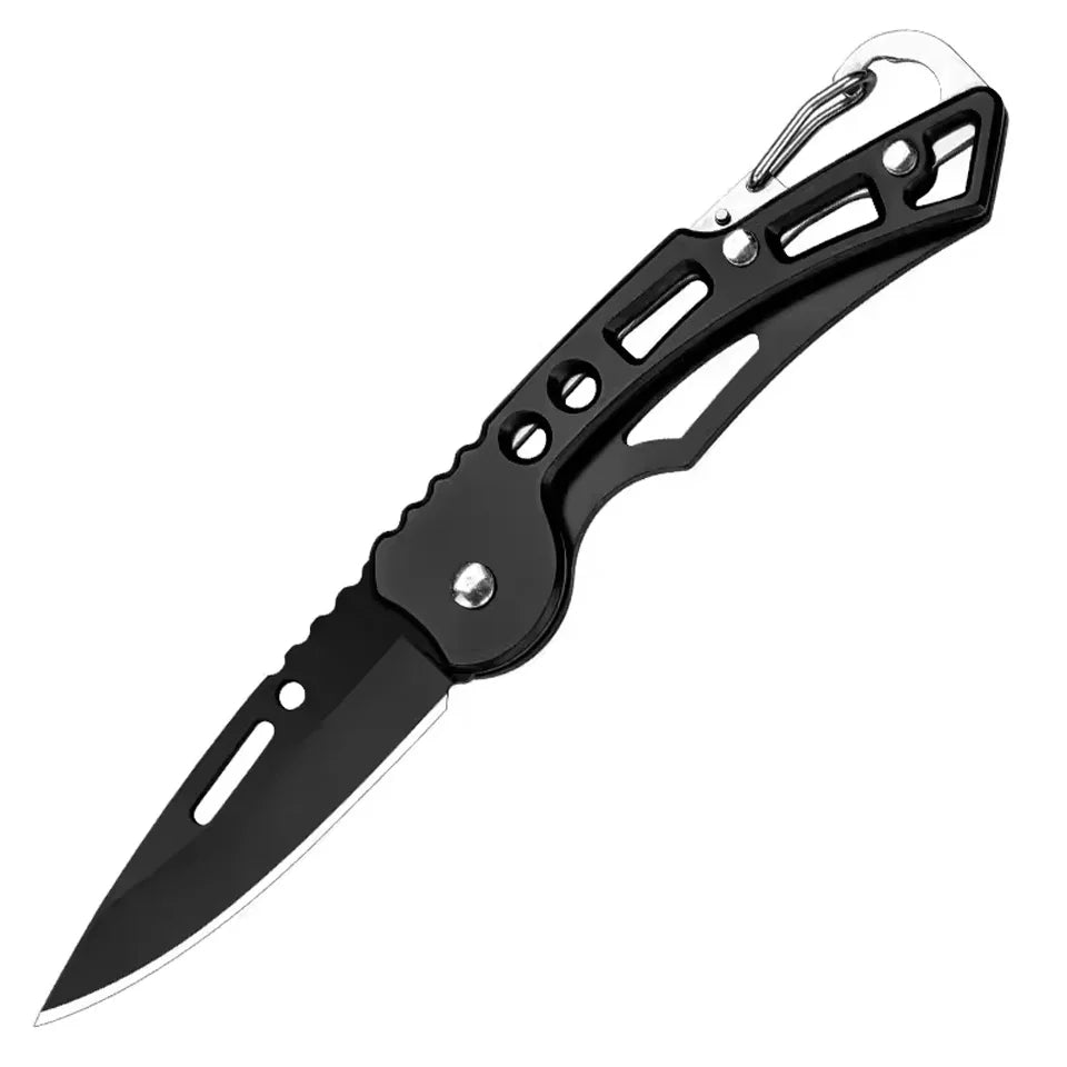 1/2/3pcs Stainless Steel Keychain Folding Knife Outdoor Carrying Knife Mirror Sharp Pocket Knife Fruit Knife Folding Knife Peaceful Pleasures Health and Wellness Black